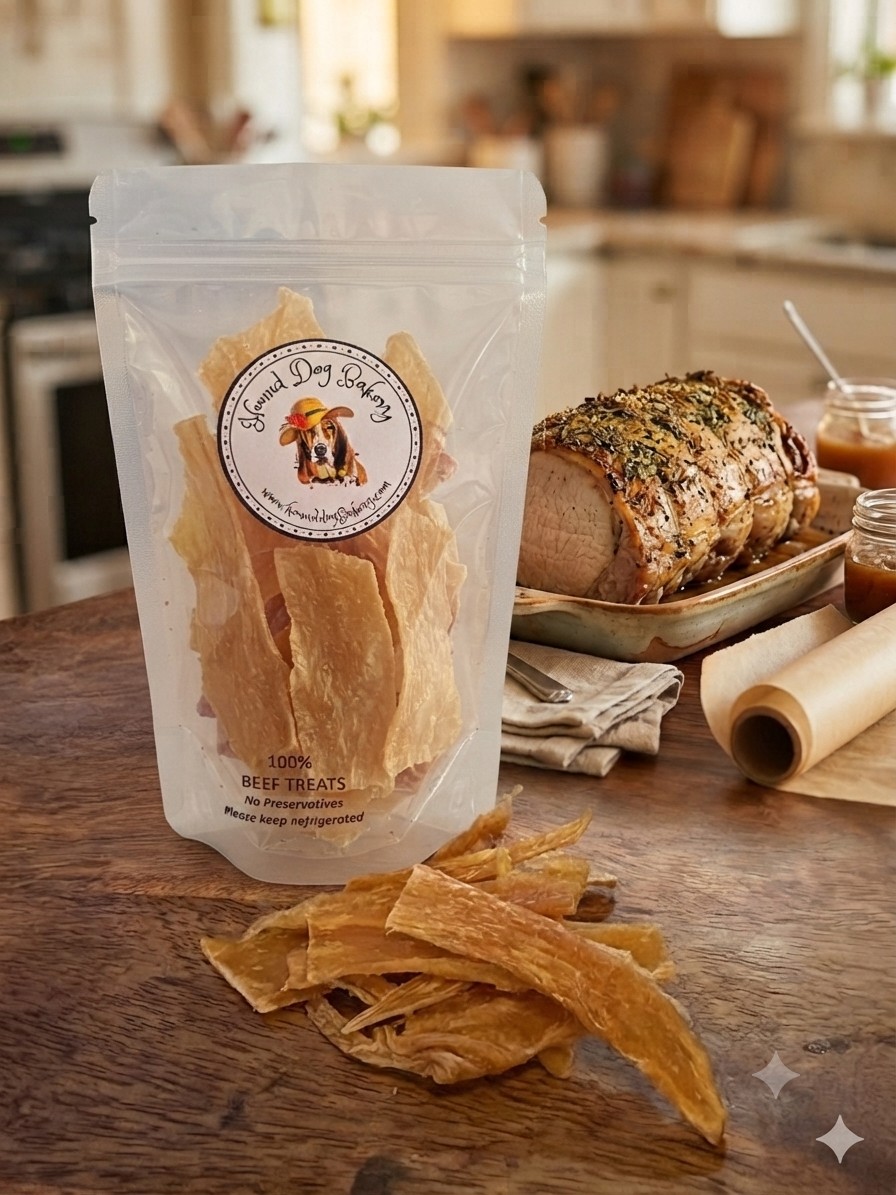 100% Pork Jerky — Handmade Single-Ingredient Dog Treats