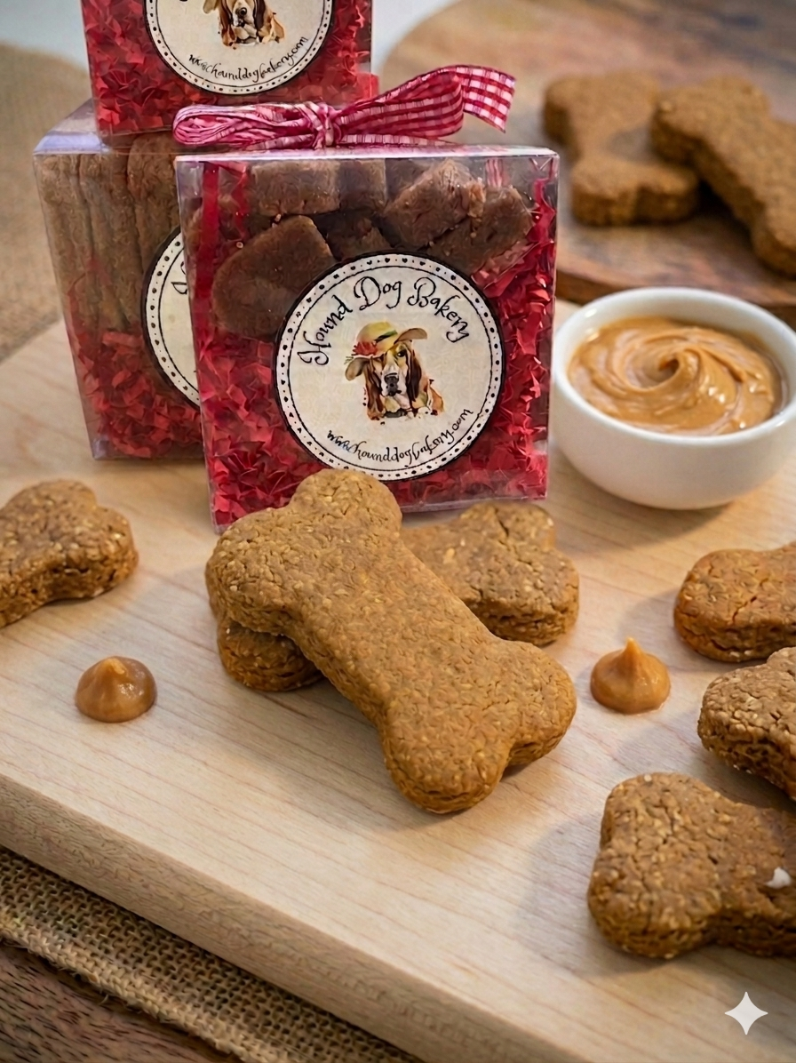 Classic Peanut Butter Dog Bites — Handmade Dog Treats